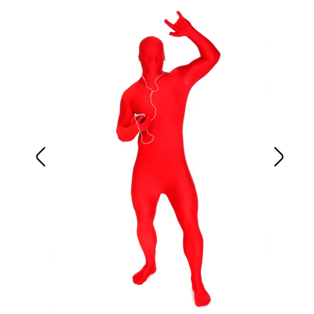 Men’s Red Morphsuit Costume XL